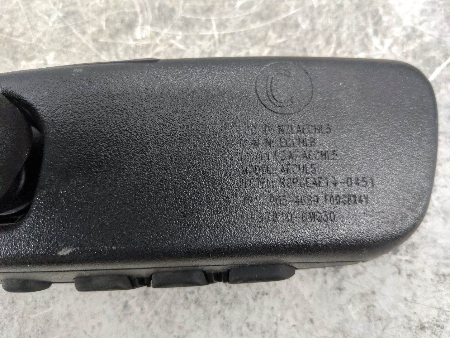 2016-2018 Toyota Rav4 Interior Rear View Mirror Replacement OEM P/N:038310 GNTX-1223, NZLAECHL5 Fits Fits 2016 2017 2018 OEM