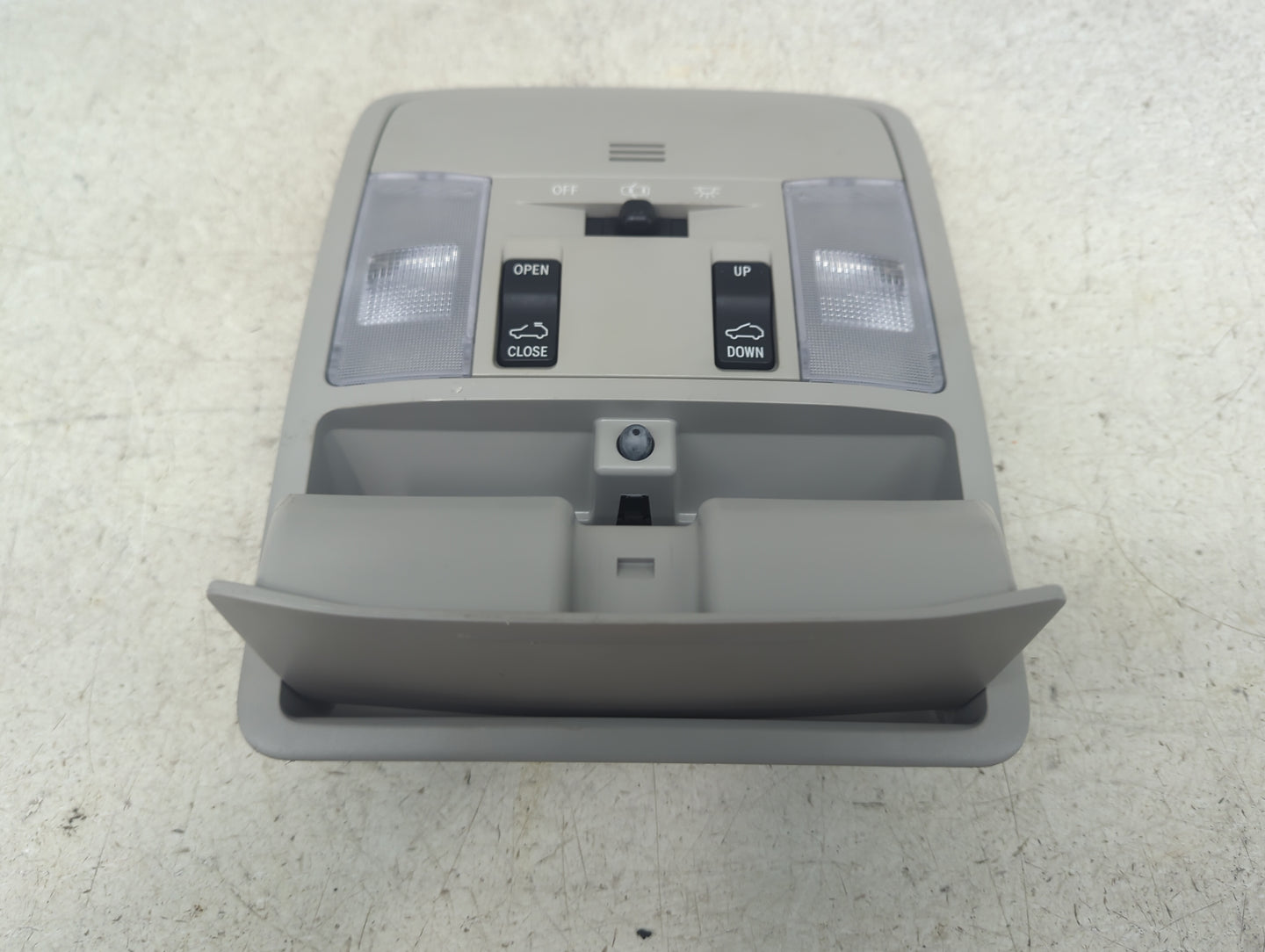 2016-2018 Toyota Rav4 Overhead Console W/rear Climate Control Gray 1482858 - Oemusedautoparts1.com