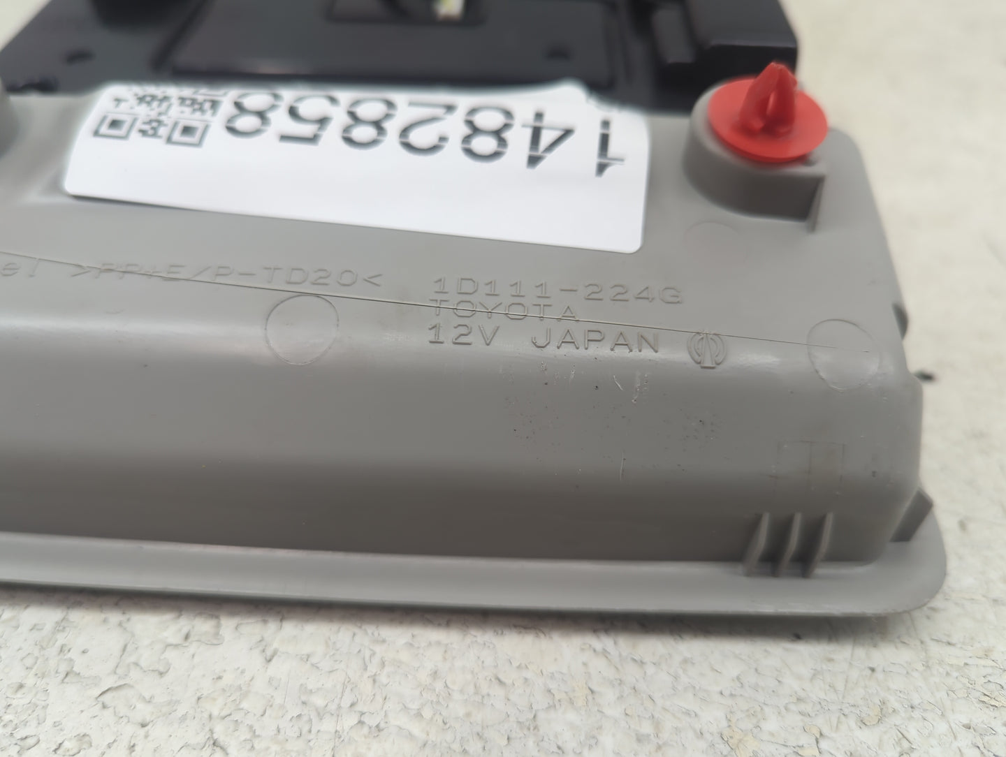 2016-2018 Toyota Rav4 Overhead Console W/rear Climate Control Gray 1482858 - Oemusedautoparts1.com