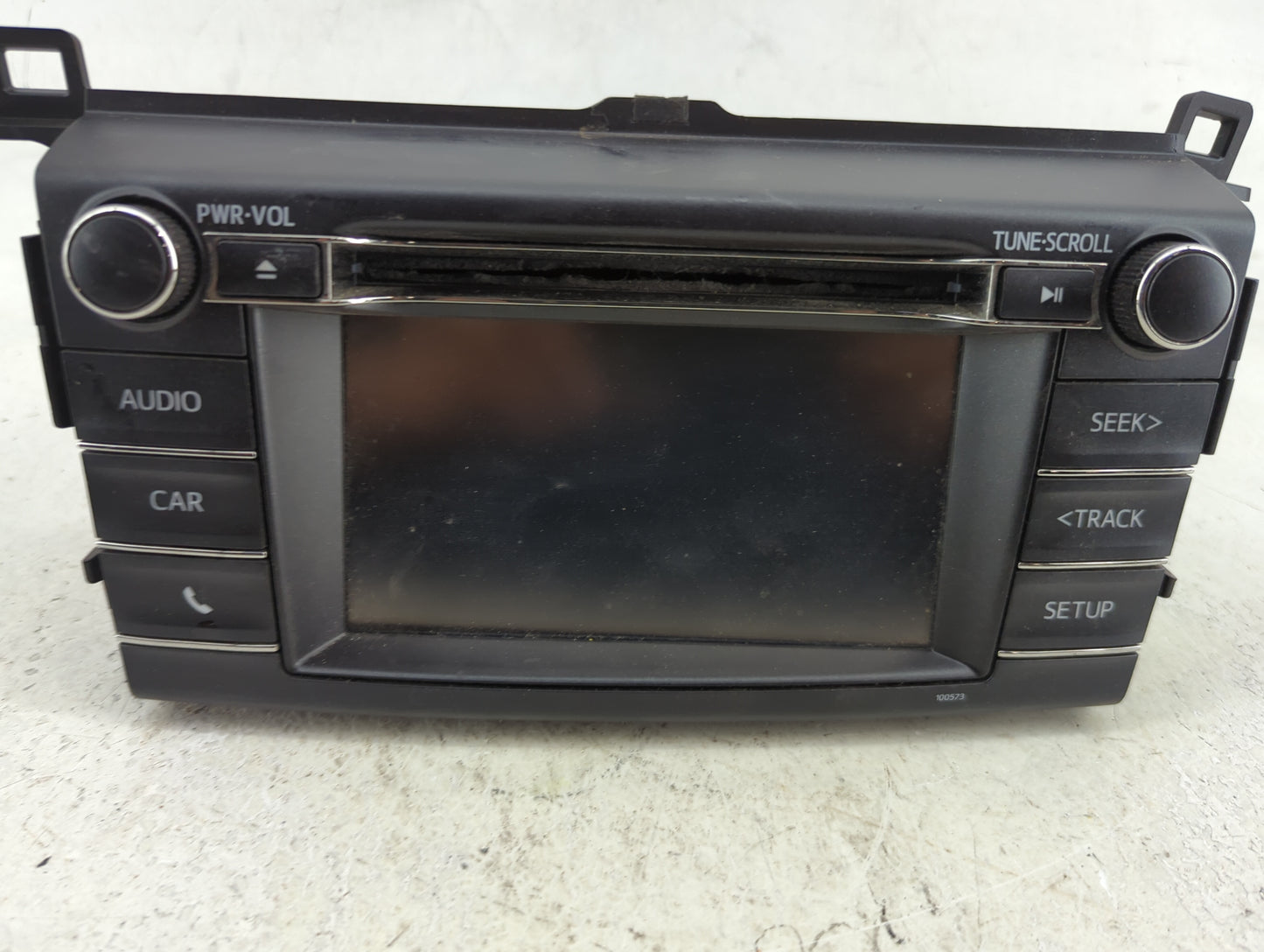 2016-2018 Toyota Rav4 Radio AM FM Cd Player Receiver Replacement P/N:100573 Fits Fits 2016 2017 2018 OEM Used Auto Parts - O