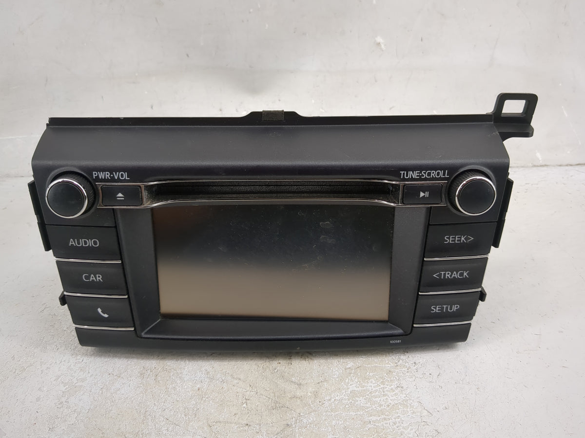 2016-2018 Toyota Rav4 Radio AM FM Cd Player Receiver Replacement P/N:86140-0R170 138000-9850G101 Fits Fits 2016 2017 2018 OE
