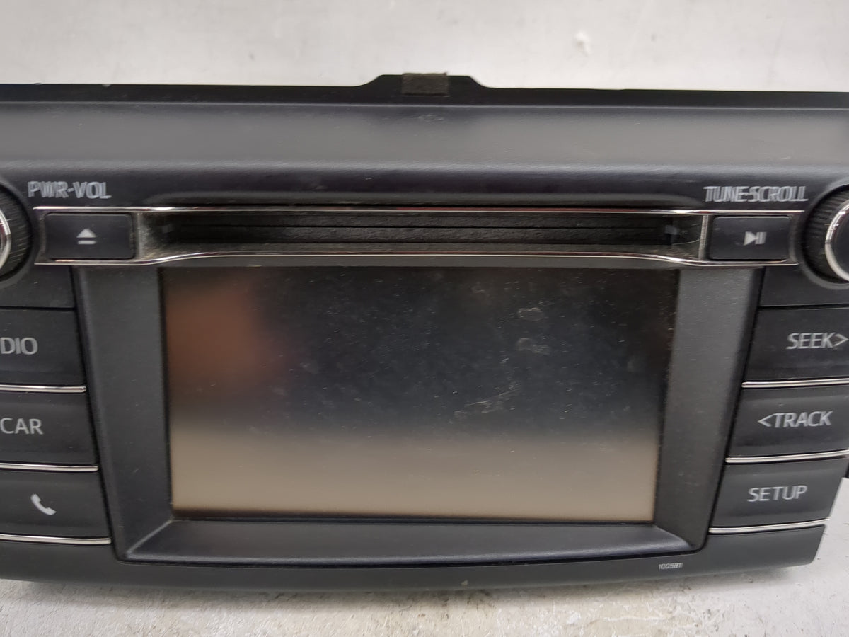 2016-2018 Toyota Rav4 Radio AM FM Cd Player Receiver Replacement P/N:86140-0R170 138000-9850G101 Fits Fits 2016 2017 2018 OE