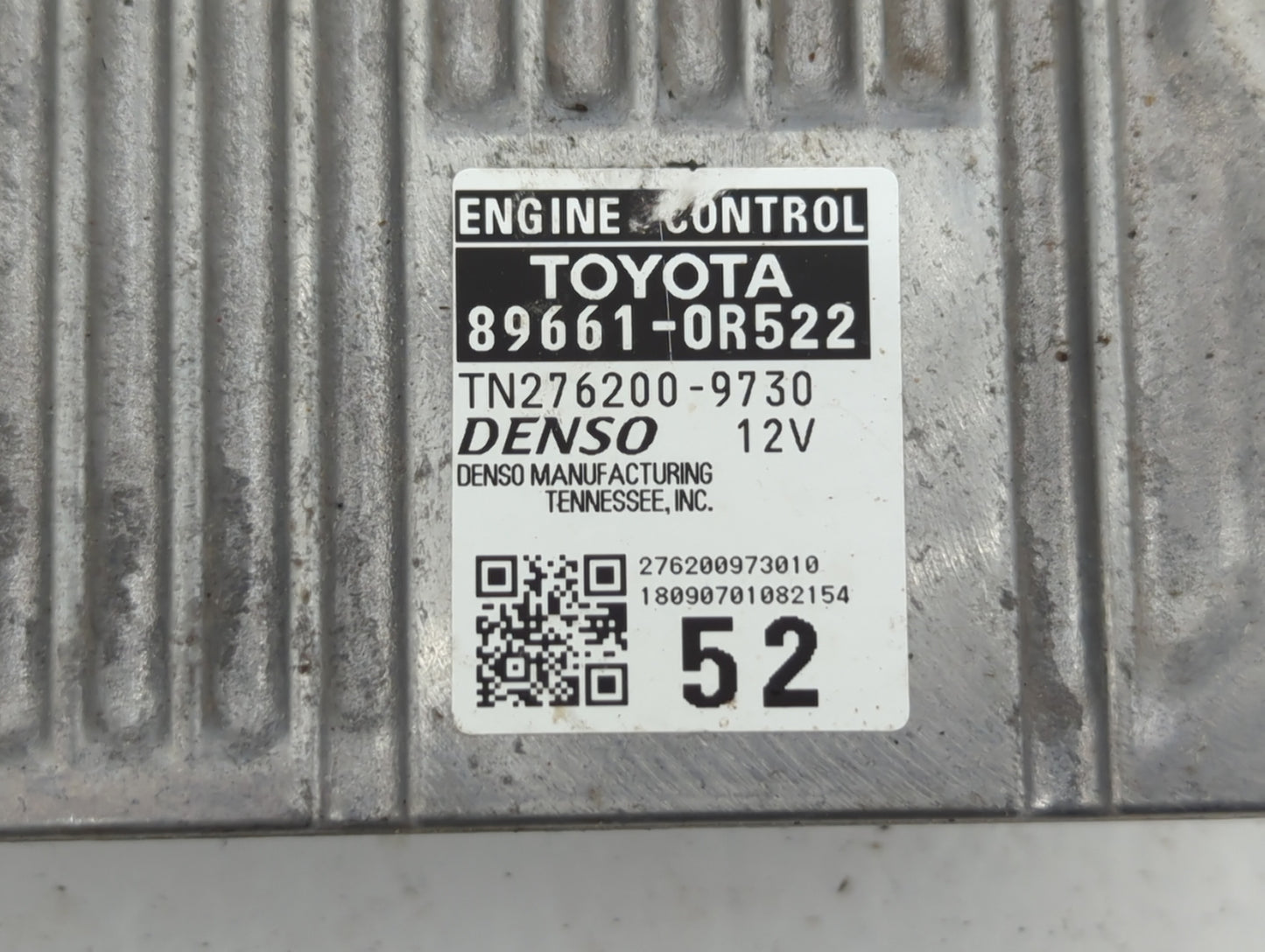 2016-2018 Toyota Rav4 PCM Engine Control Computer ECU ECM PCU OEM P/N:89661-0R522 TN276200-9730 Fits Fits 2016 2017 2018 OEM