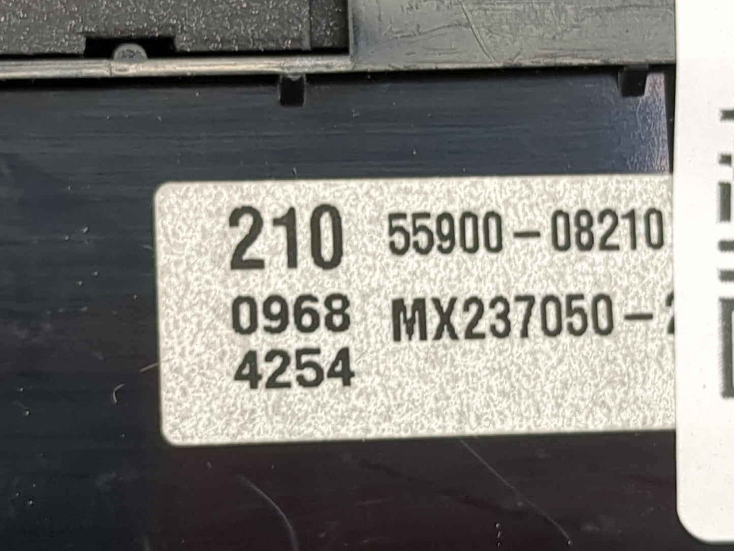 2018-2020 Toyota Sienna Climate Control Module Temperature AC/Heater Replacement P/N:55900-08210 MX237050 Fits Fits 2018 201