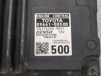 2018-2020 Toyota Sienna PCM Engine Control Computer ECU ECM PCU OEM P/N:89661-08500 TN276200-9551 Fits Fits 2018 2019 2020 O