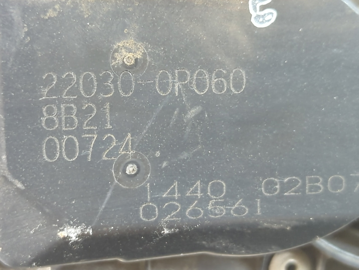 2017-2020 Toyota Sienna Throttle Body P/N:22030-0P060 Fits Fits 2016 2017 2018 2019 2020 2021 2022 OEM Used Auto Parts - Oem