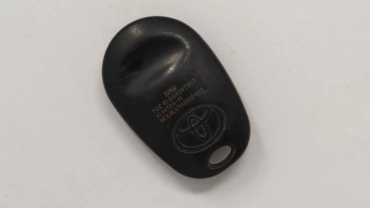 Toyota Sienna Keyless Entry Remote Fob Gq43vt20t 6 Buttons - Oemusedautoparts1.com