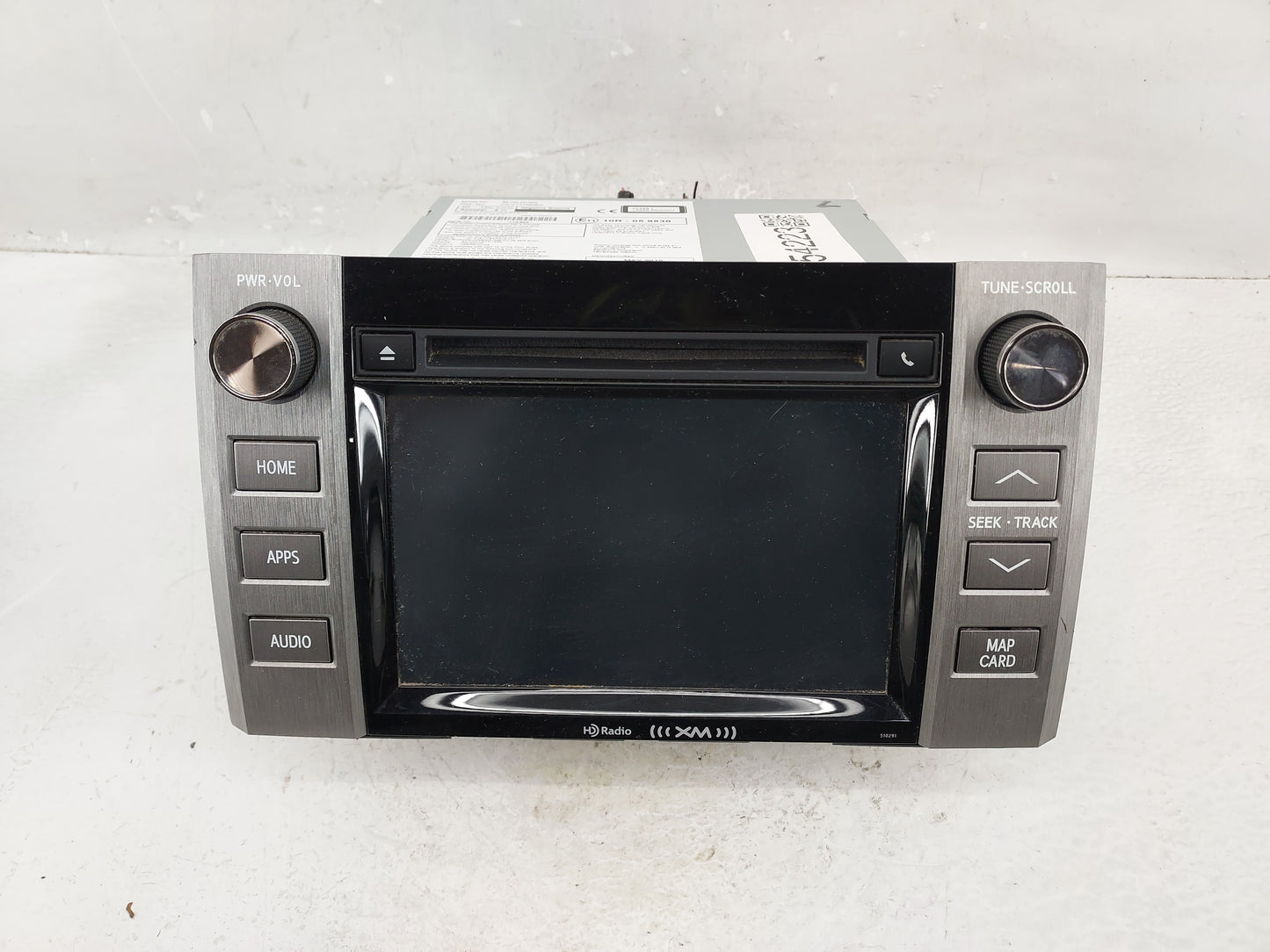 2018-2020 Toyota Tundra Radio AM FM Cd Player Receiver Replacement P/N:86100-0C260 Fits Fits 2018 2019 2020 OEM Used Auto Pa