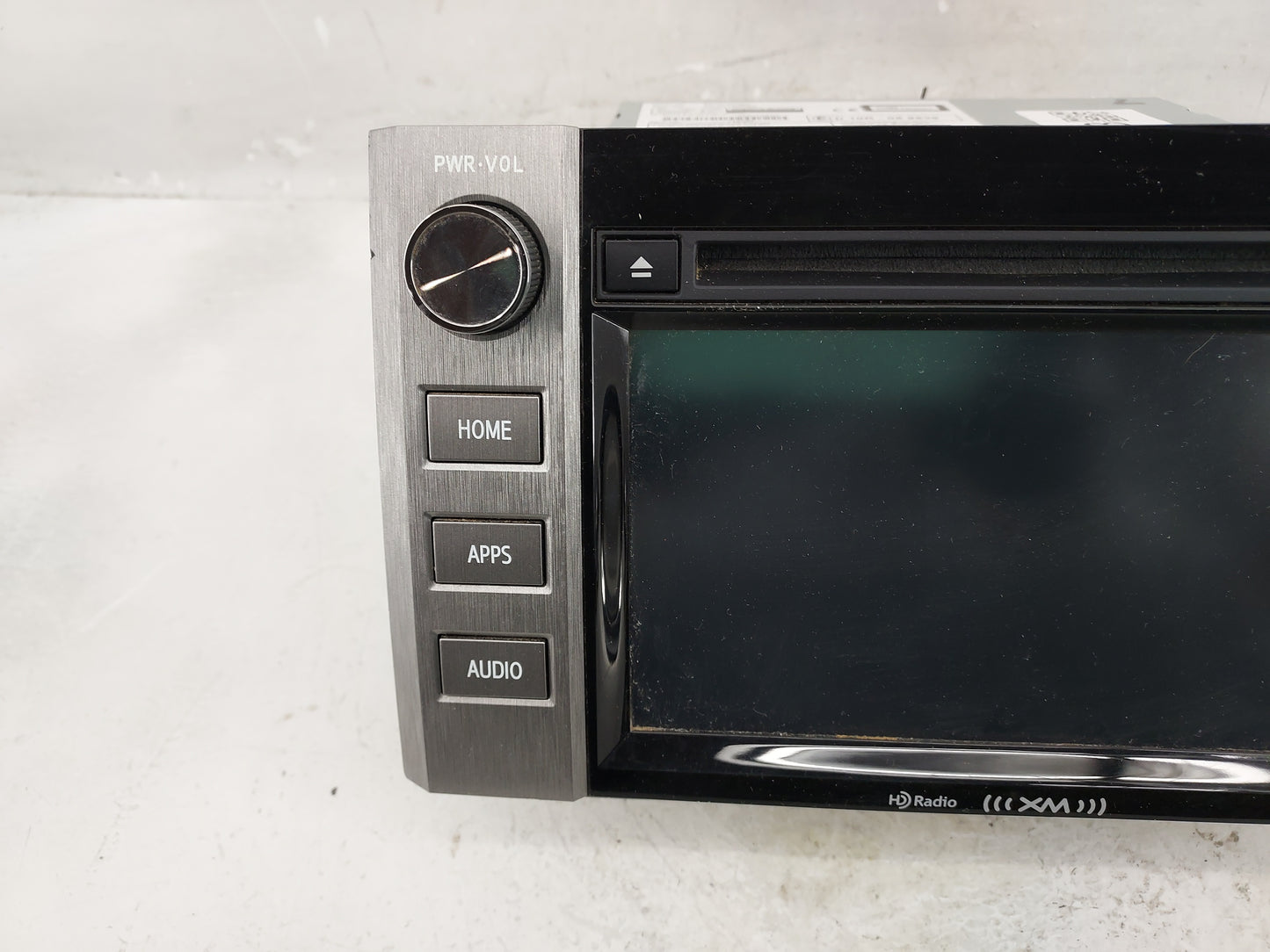 2018-2020 Toyota Tundra Radio AM FM Cd Player Receiver Replacement P/N:86100-0C260 Fits Fits 2018 2019 2020 OEM Used Auto Pa