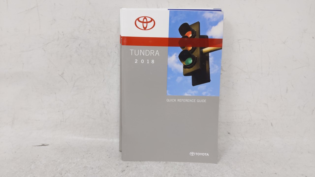 2018 Toyota Tundra Owners Manual Book Guide OEM Used Auto Parts - Oemusedautoparts1.com