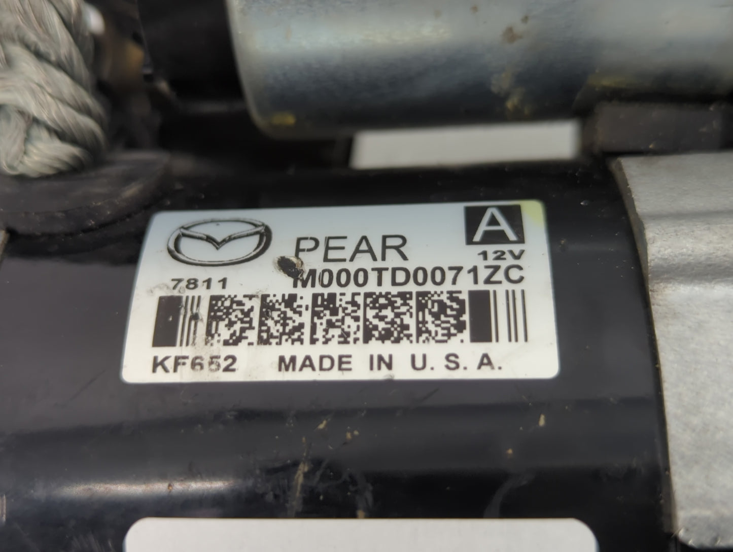 2016-2020 Toyota Yaris Car Starter Motor Solenoid OEM P/N:M000TD0071ZC Fits Fits 2016 2017 2018 2019 2020 OEM Used Auto Part