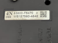 2018-2019 Toyota Yaris Instrument Cluster Speedometer Gauges P/N:83800-F5470 Fits Fits 2018 2019 OEM Used Auto Parts - Oemus