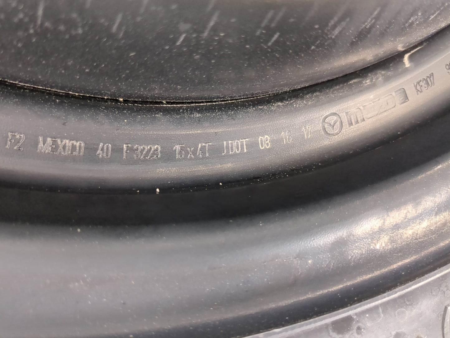 2017-2018 Toyota Yaris Ia Spare Donut Tire Wheel Rim Oem - Oemusedautoparts1.com