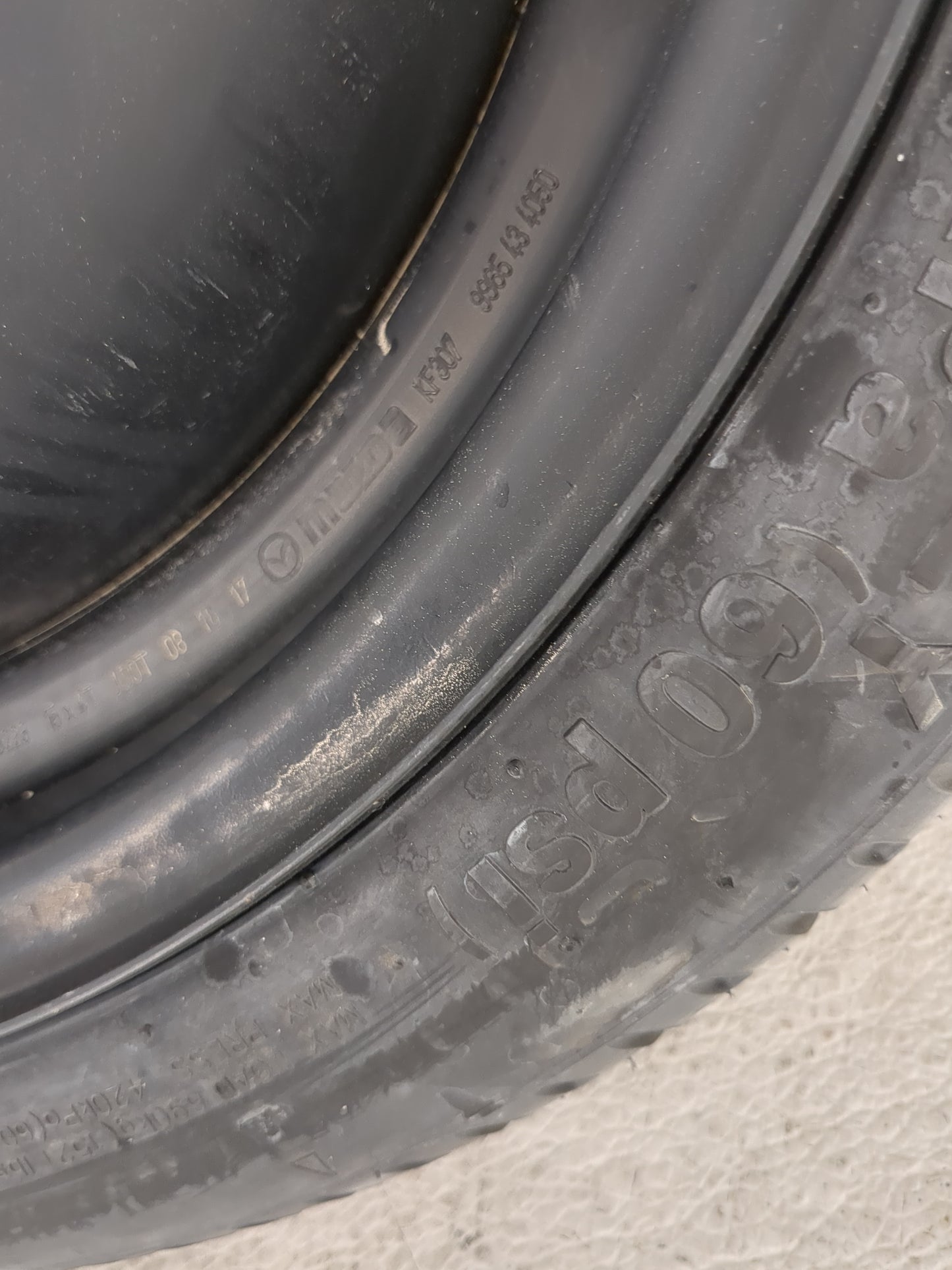 2017-2018 Toyota Yaris Ia Spare Donut Tire Wheel Rim Oem - Oemusedautoparts1.com