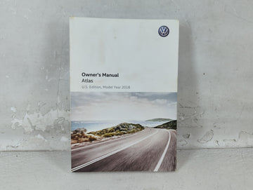 2018 Volkswagen Atlas Owners Manual Book Guide P/N:3CN012723BA OEM Used Auto Parts - Oemusedautoparts1.com