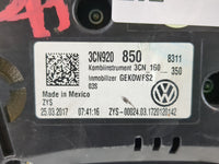 2018 Volkswagen Atlas Instrument Cluster Speedometer Gauges P/N:3CN920850 Fits OEM Used Auto Parts - Oemusedautoparts1.com