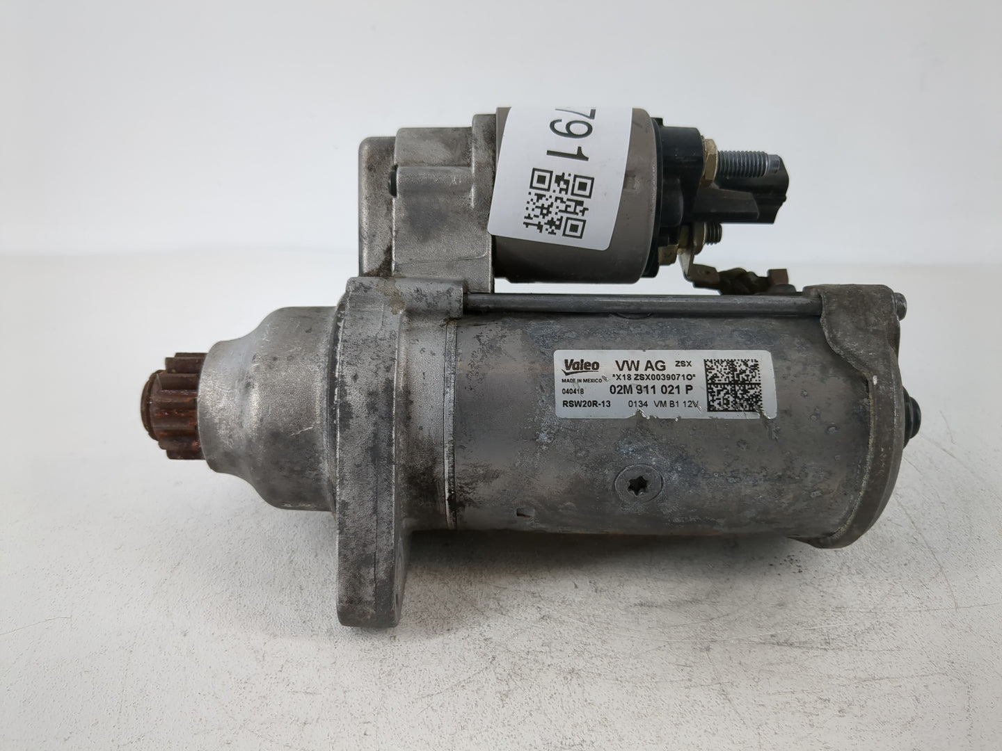 2018-2022 Volkswagen Atlas Car Starter Motor Solenoid OEM P/N:02M 911 021 P Fits Fits 2018 2019 2020 2021 2022 OEM Used Auto