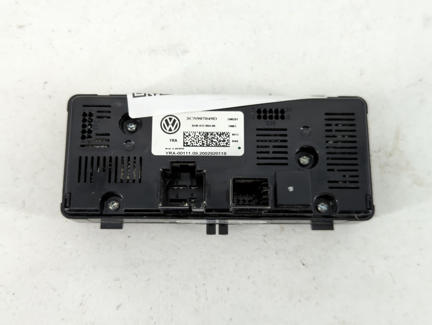 2018 Volkswagen Atlas Climate Control Module Temperature AC/Heater Replacement P/N:3CN907049D Fits OEM Used Auto Parts - Oem