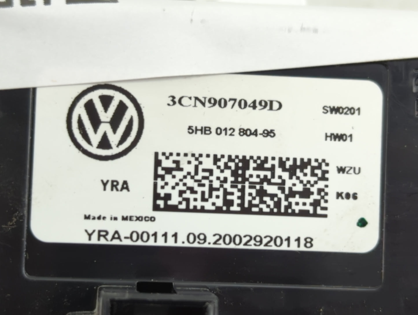 2018 Volkswagen Atlas Climate Control Module Temperature AC/Heater Replacement P/N:3CN907049D Fits OEM Used Auto Parts - Oem
