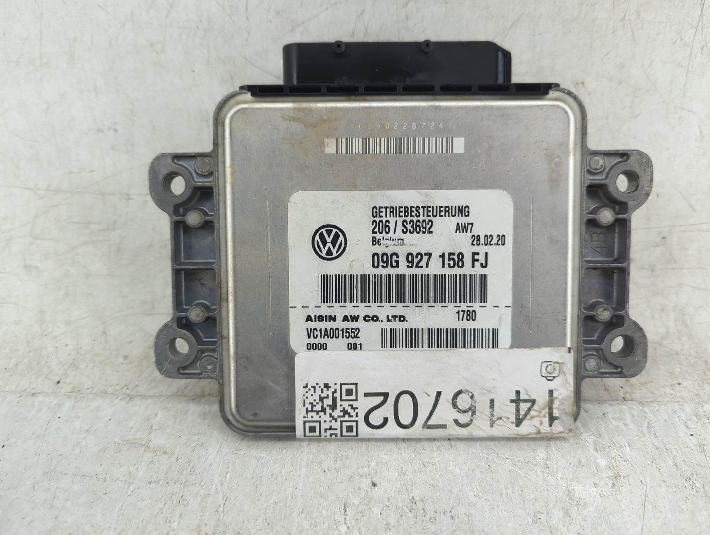 2018-2019 Volkswagen Atlas PCM Engine Control Computer ECU ECM PCU OEM P/N:09G927158FJ Fits Fits 2018 2019 OEM Used Auto Par