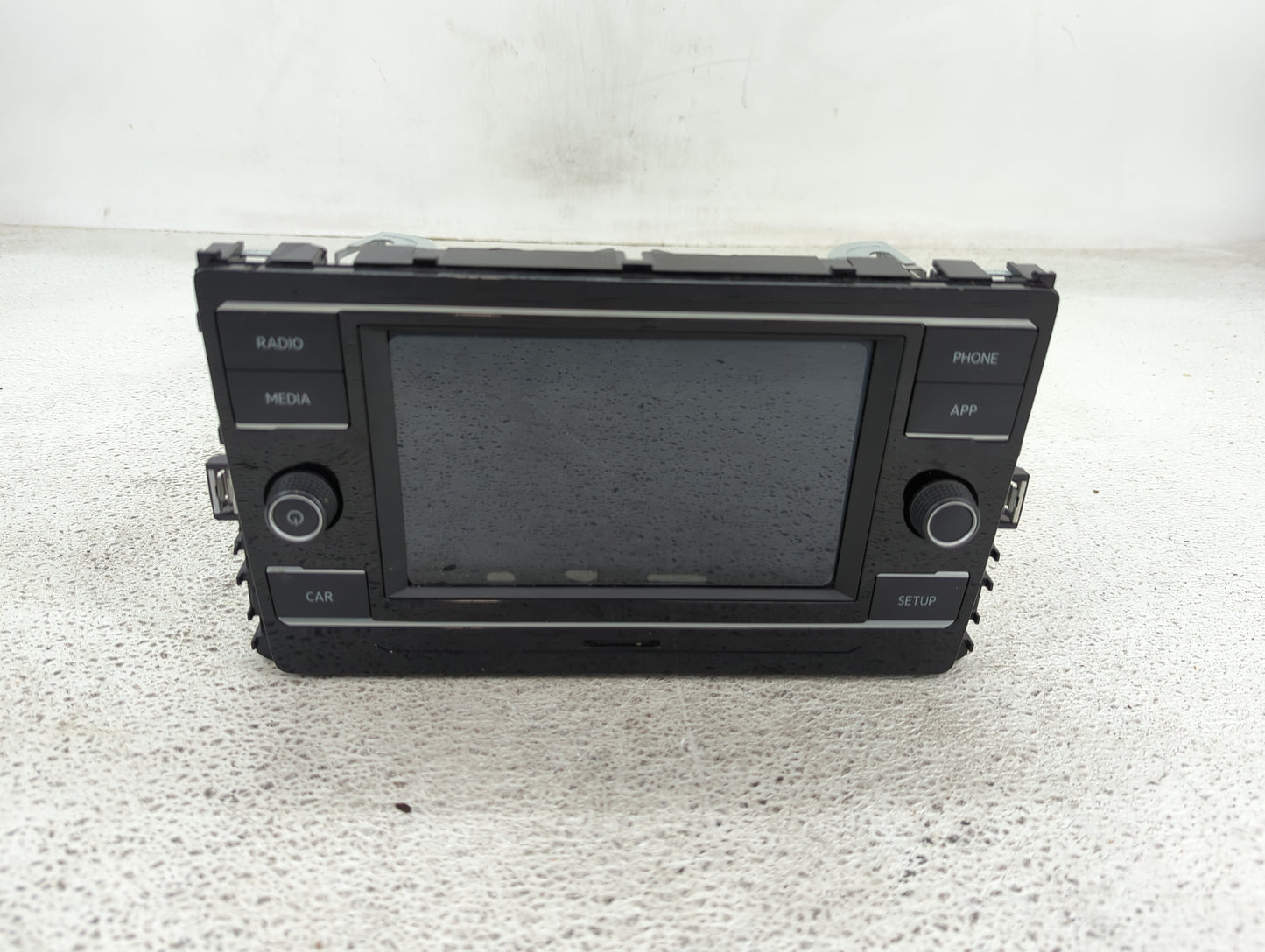 2018 Volkswagen Atlas Radio AM FM Cd Player Receiver Replacement P/N:5G6 035 868 Fits Fits 2019 2020 OEM Used Auto Parts - O