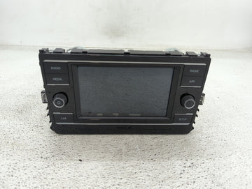 2018 Volkswagen Atlas Radio AM FM Cd Player Receiver Replacement P/N:5G6 035 868 Fits Fits 2019 2020 OEM Used Auto Parts - O