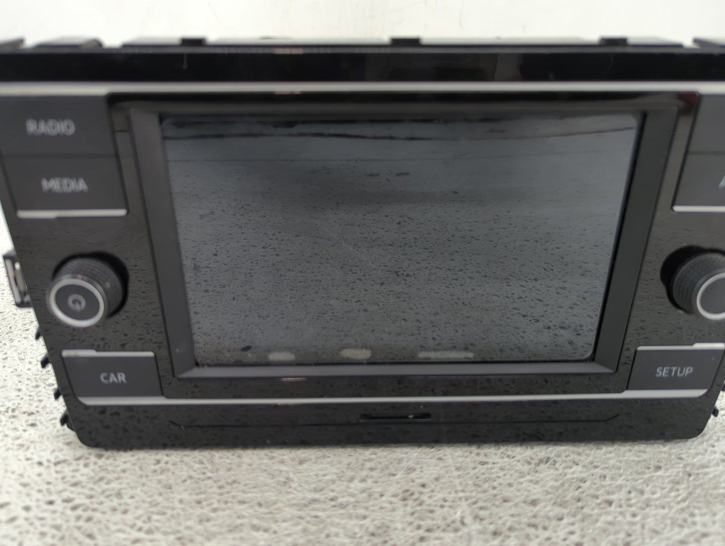 2018 Volkswagen Atlas Radio AM FM Cd Player Receiver Replacement P/N:5G6 035 868 Fits Fits 2019 2020 OEM Used Auto Parts - O