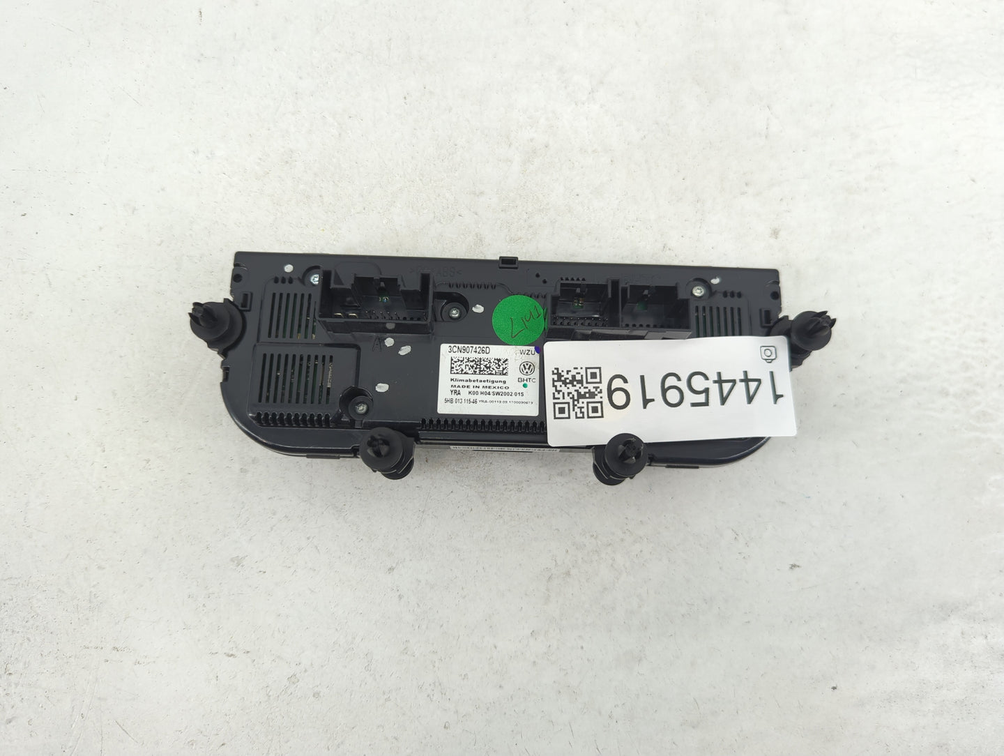 2018 Volkswagen Atlas Climate Control Module Temperature AC/Heater Replacement P/N:3CN907426D 5HB01311546 Fits OEM Used Auto