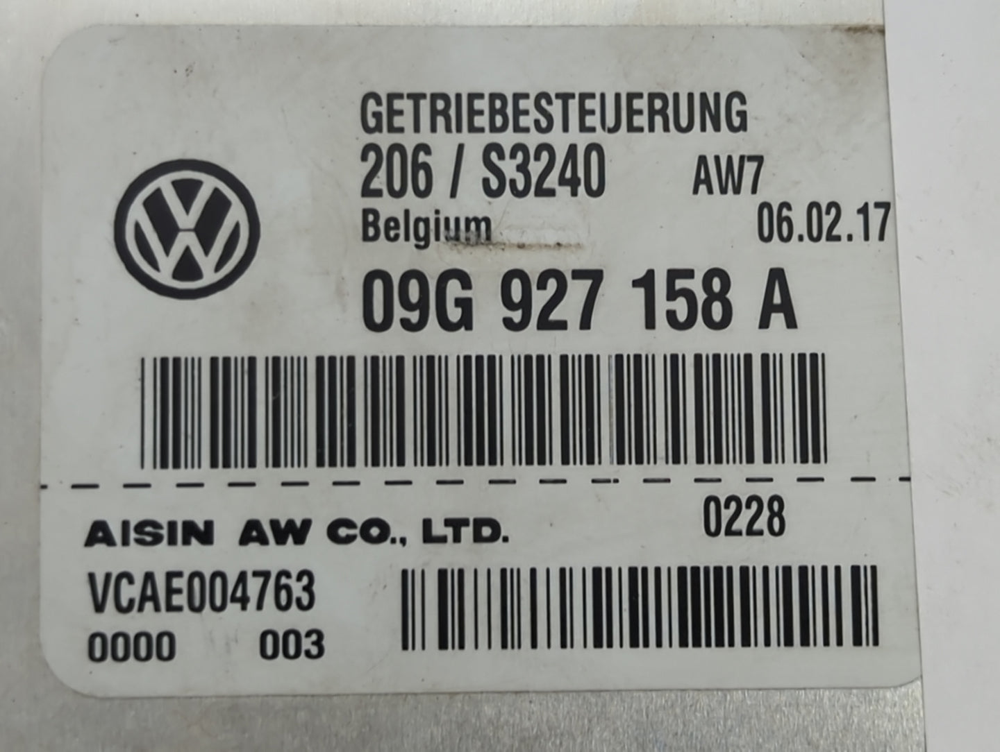 Volkswagen Atlas Transmission Control Module Tcu Tcm - Oemusedautoparts1.com