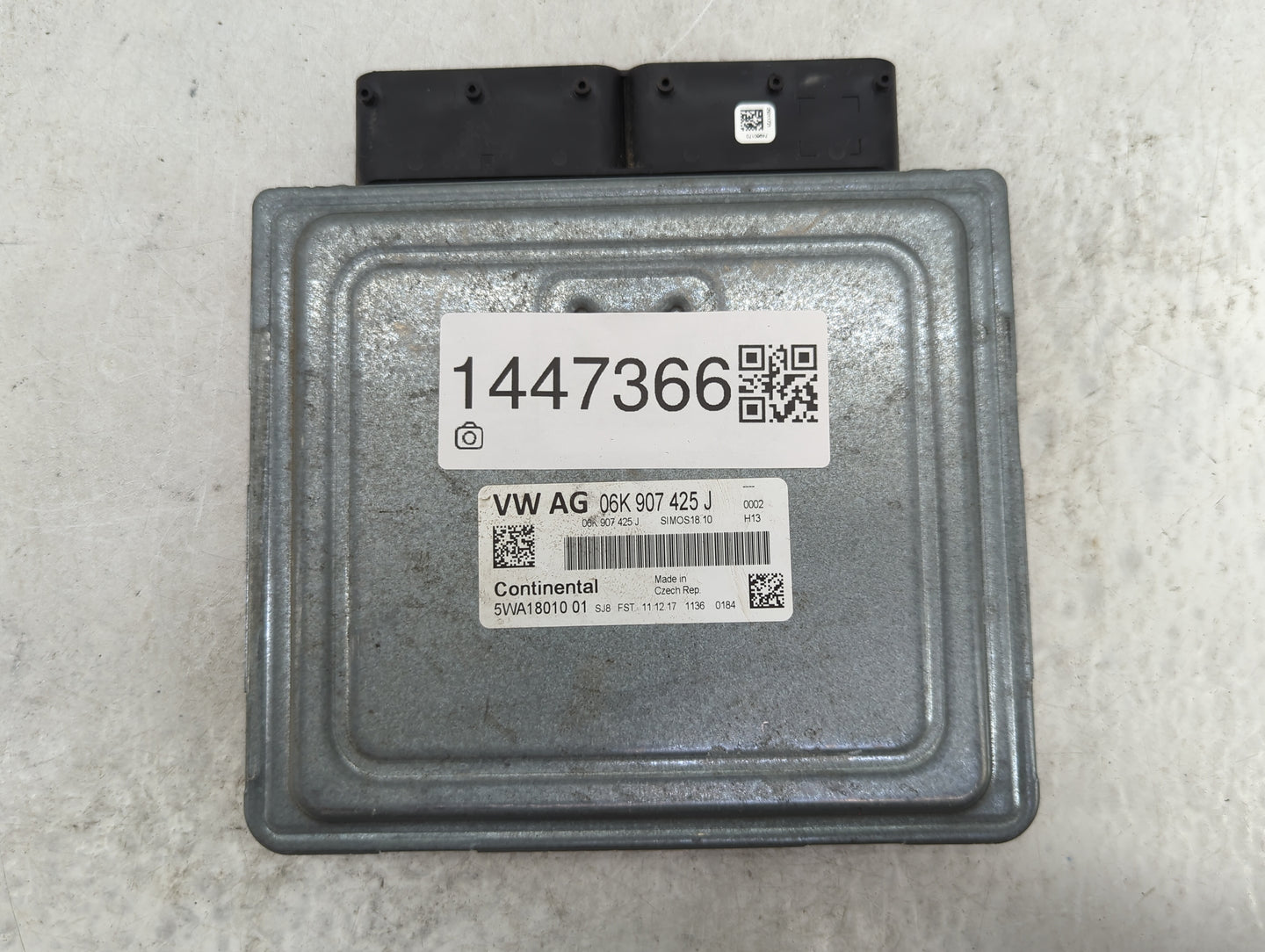2018-2019 Volkswagen Atlas PCM Engine Control Computer ECU ECM PCU OEM P/N:06K907425J 5WA18010 01 Fits Fits 2018 2019 OEM Us