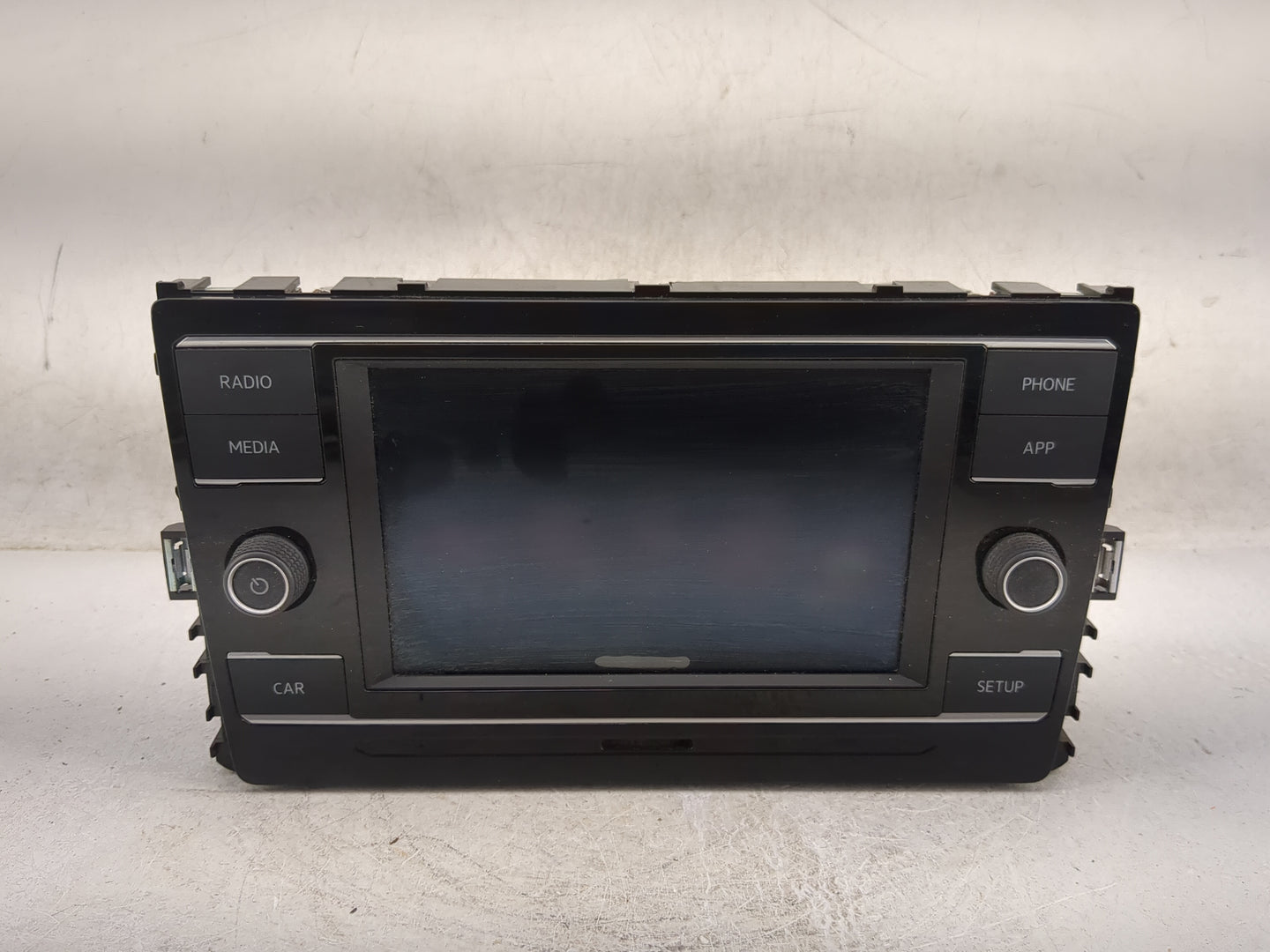 2018 Volkswagen Atlas Radio AM FM Cd Player Receiver Replacement P/N:5G6035868 L62VW2 Fits Fits 2019 2020 OEM Used Auto Part