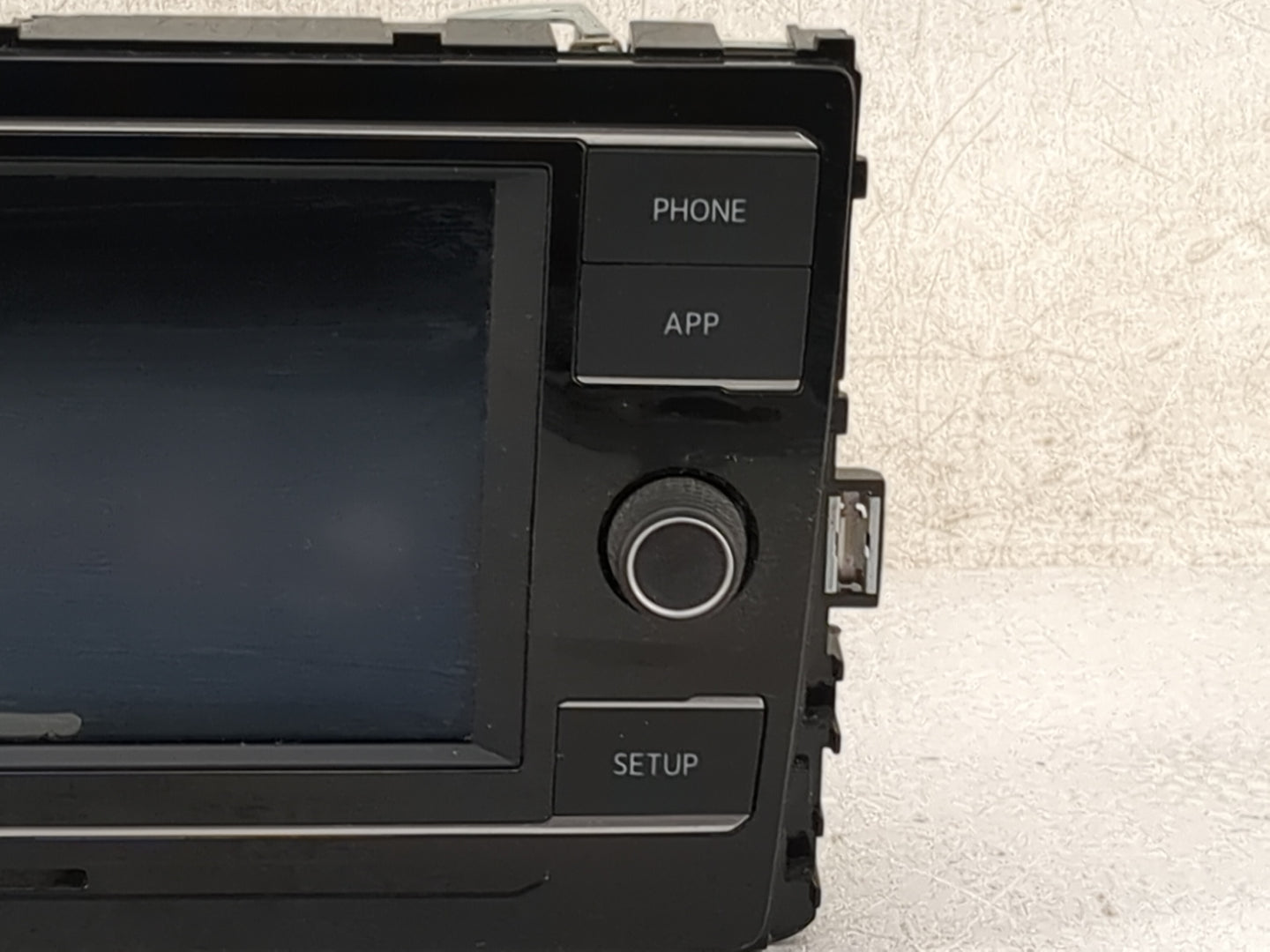2018 Volkswagen Atlas Radio AM FM Cd Player Receiver Replacement P/N:5G6035868 L62VW2 Fits Fits 2019 2020 OEM Used Auto Part