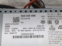 2018 Volkswagen Atlas Radio AM FM Cd Player Receiver Replacement P/N:5G6035868 L62VW2 Fits Fits 2019 2020 OEM Used Auto Part