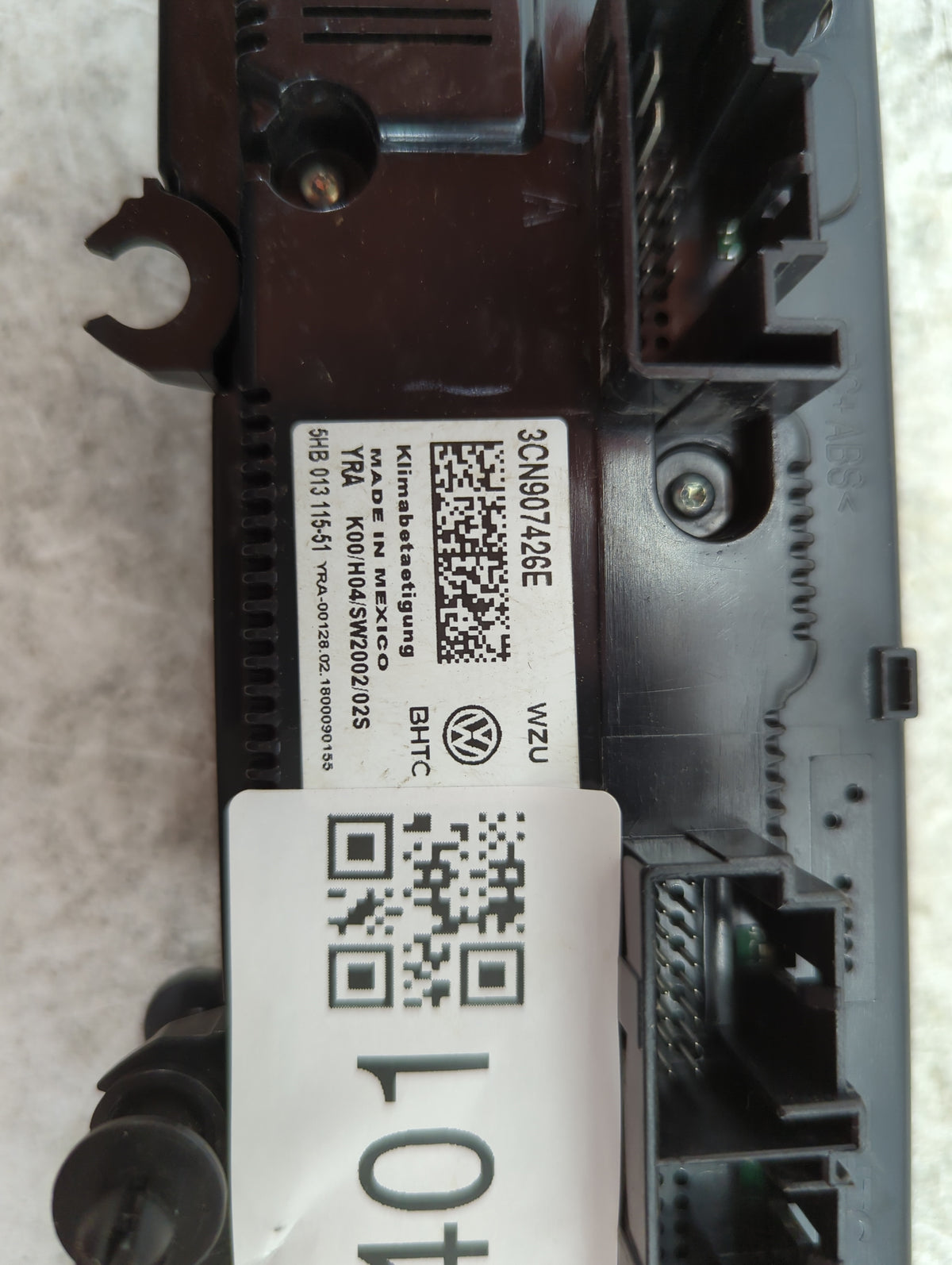 2018 Volkswagen Atlas Climate Control Module Temperature AC/Heater Replacement P/N:3CN907426E 5HB01311551 Fits OEM Used Auto
