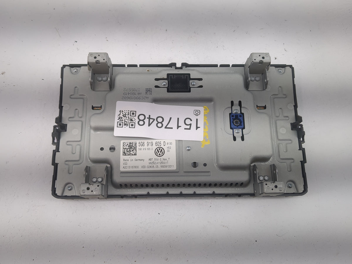 Volkswagen Atlas Information Radio Display Screen 1517848 - Oemusedautoparts1.com