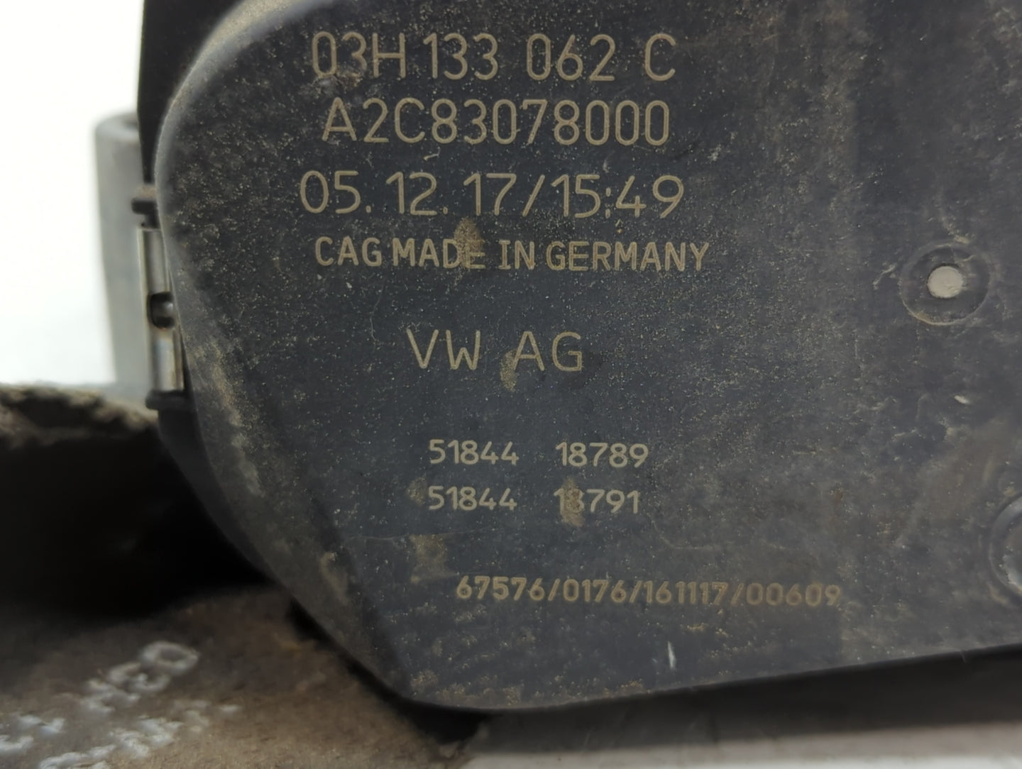 2018-2022 Volkswagen Atlas Throttle Body P/N:03H 133 062 C 03H 133 062 Fits OEM Used Auto Parts - Oemusedautoparts1.com