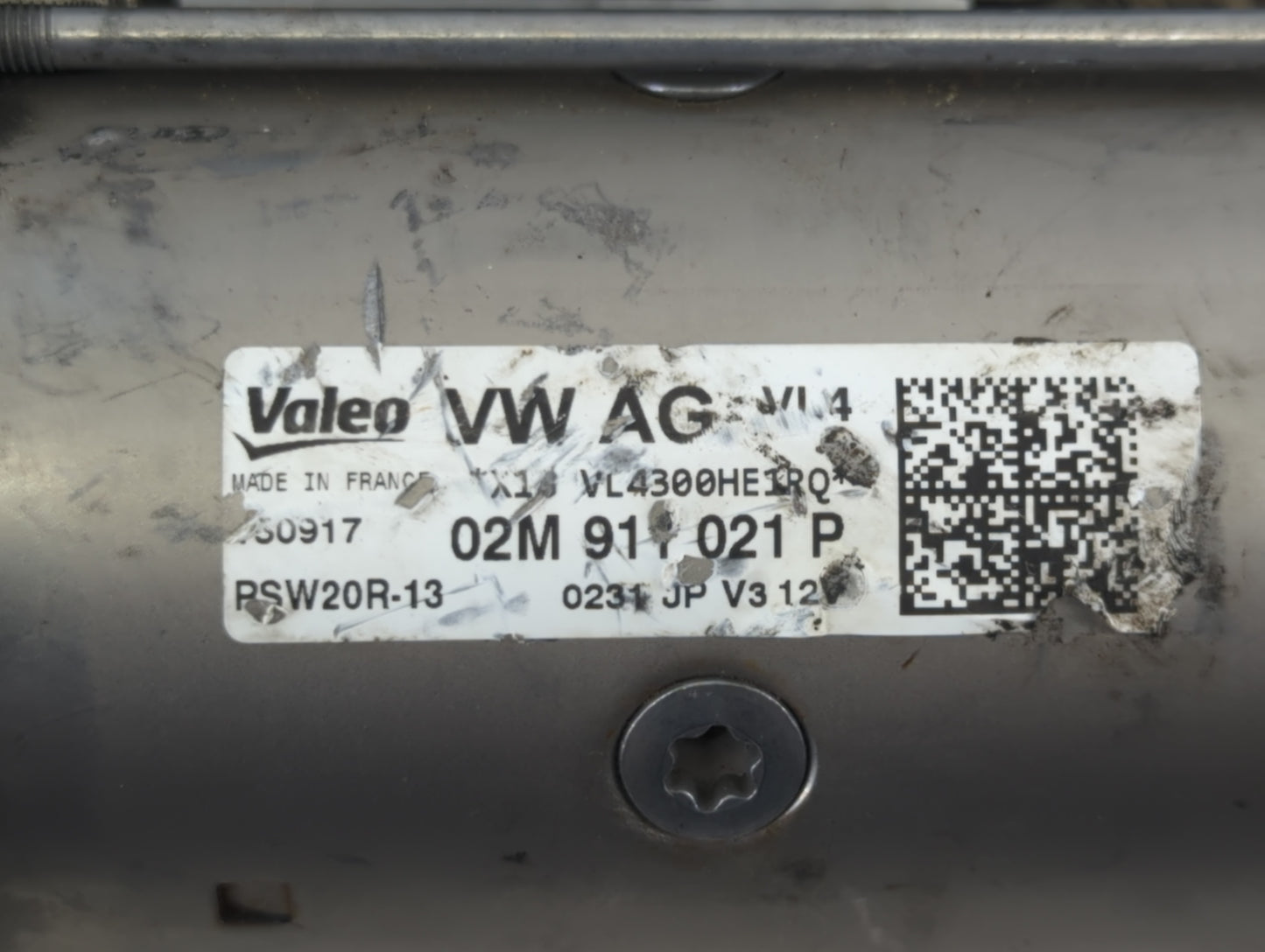 2018-2022 Volkswagen Atlas Car Starter Motor Solenoid OEM P/N:02M 911 021 P Fits Fits 2018 2019 2020 2021 2022 OEM Used Auto