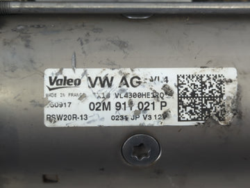 2018-2022 Volkswagen Atlas Car Starter Motor Solenoid OEM P/N:02M 911 021 P Fits Fits 2018 2019 2020 2021 2022 OEM Used Auto Parts