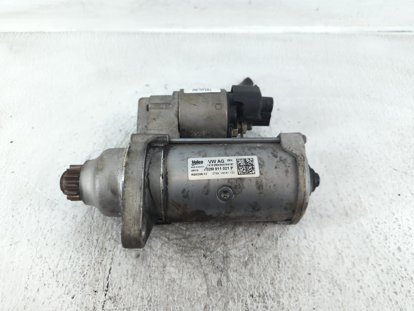 2018-2022 Volkswagen Atlas Car Starter Motor Solenoid OEM P/N:02M 911 021 P Fits Fits 2018 2019 2020 2021 2022 OEM Used Auto