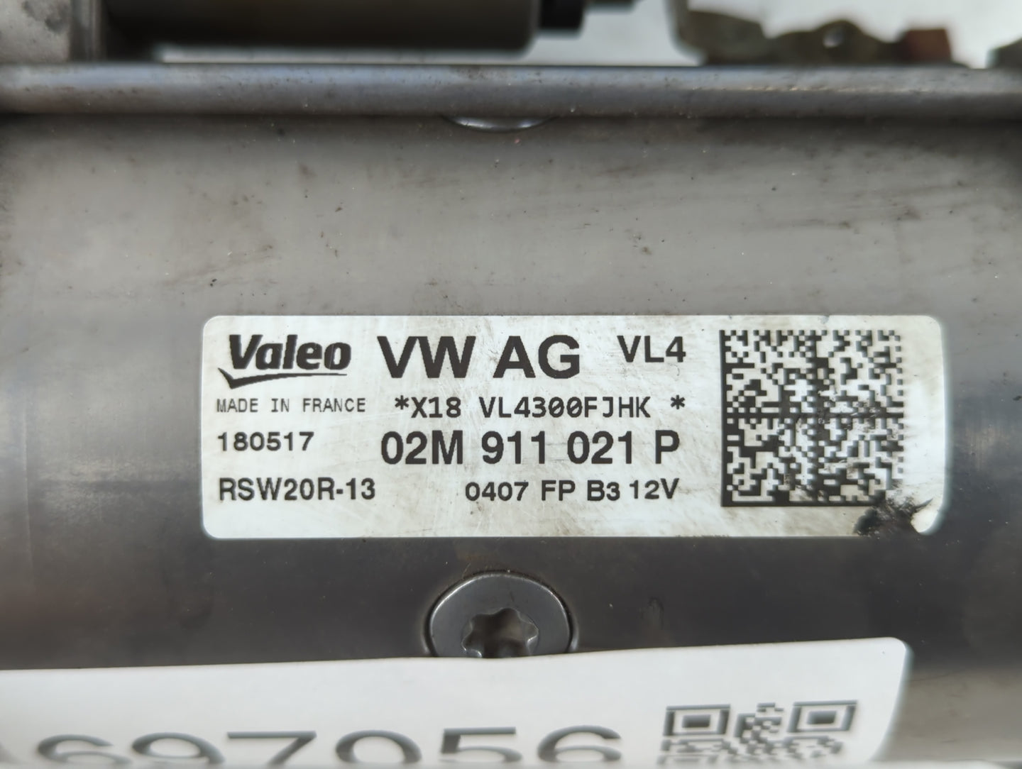 2018-2022 Volkswagen Atlas Car Starter Motor Solenoid OEM P/N:02M 911 021 P Fits Fits 2018 2019 2020 2021 2022 OEM Used Auto