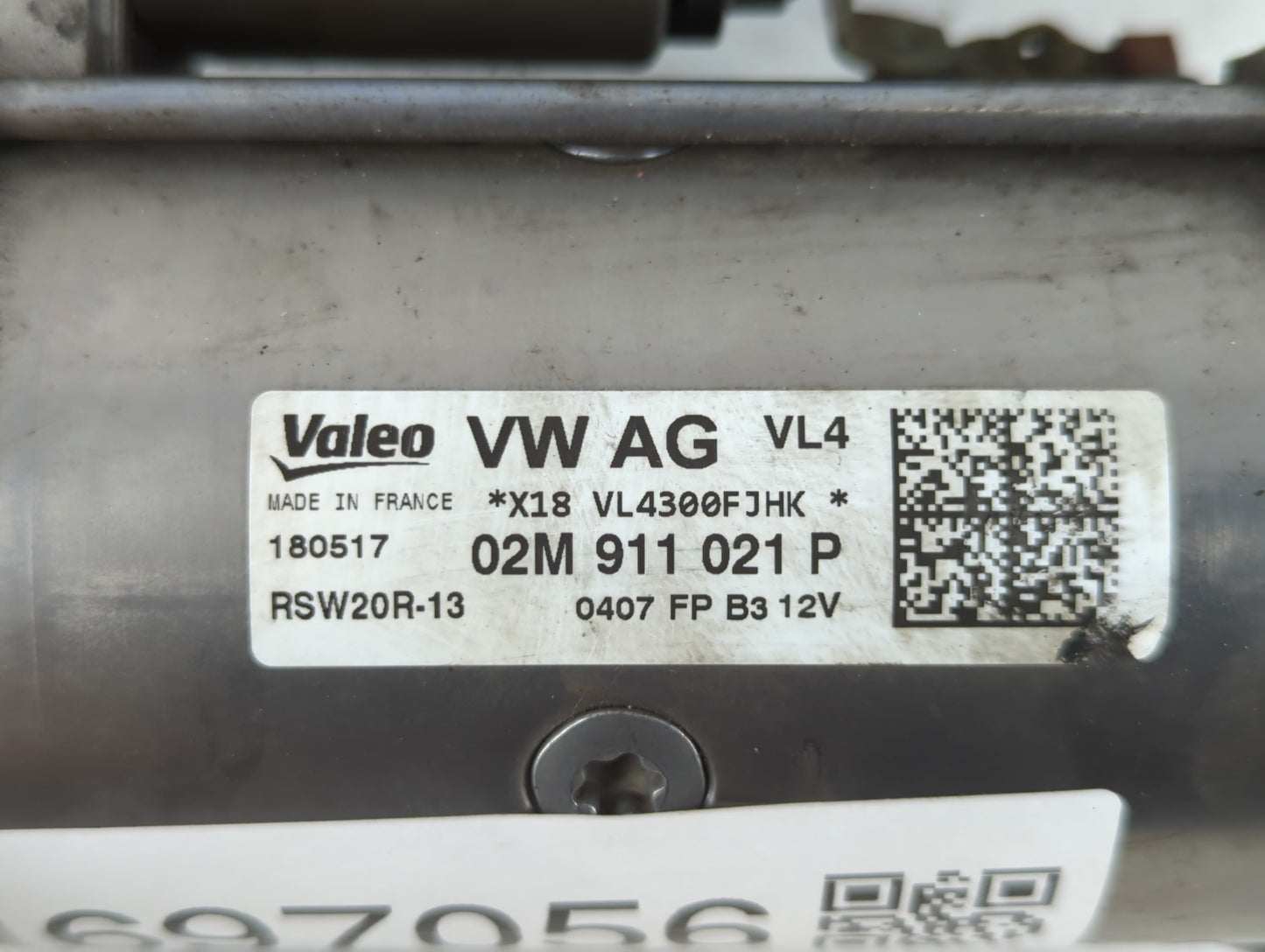 2018-2022 Volkswagen Atlas Car Starter Motor Solenoid OEM P/N:02M 911 021 P Fits Fits 2018 2019 2020 2021 2022 OEM Used Auto