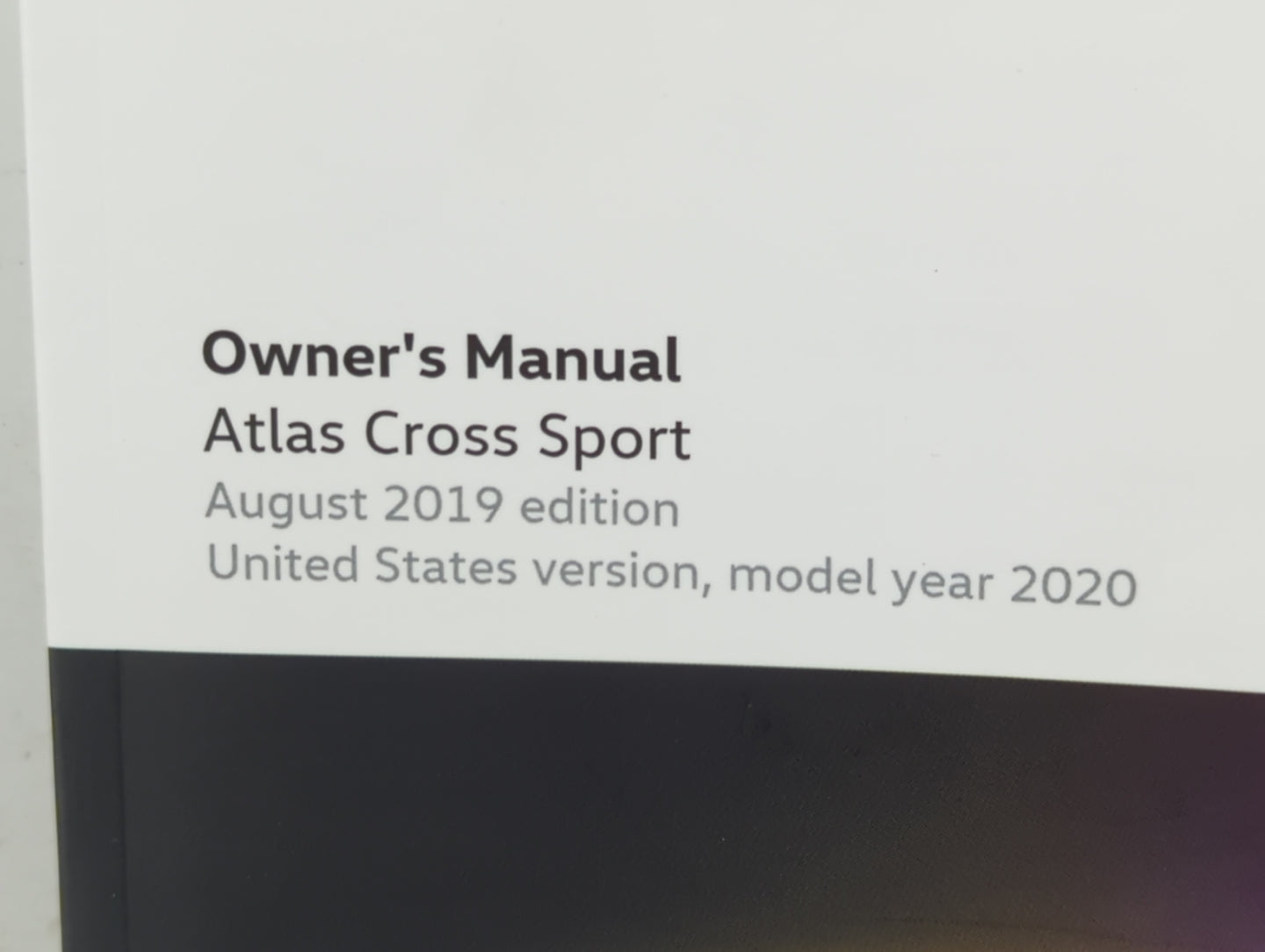2018 Volkswagen Atlas Owners Manual Book Guide P/N:3CM012723SA OEM Used Auto Parts - Oemusedautoparts1.com