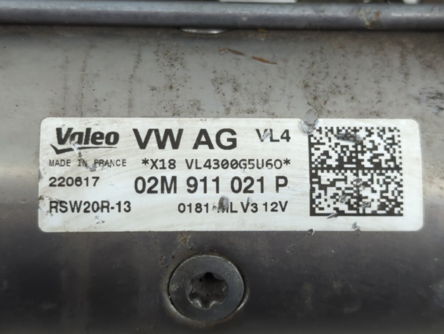 2018-2022 Volkswagen Atlas Car Starter Motor Solenoid OEM P/N:02M 911 021 P Fits Fits 2018 2019 2020 2021 2022 OEM Used Auto