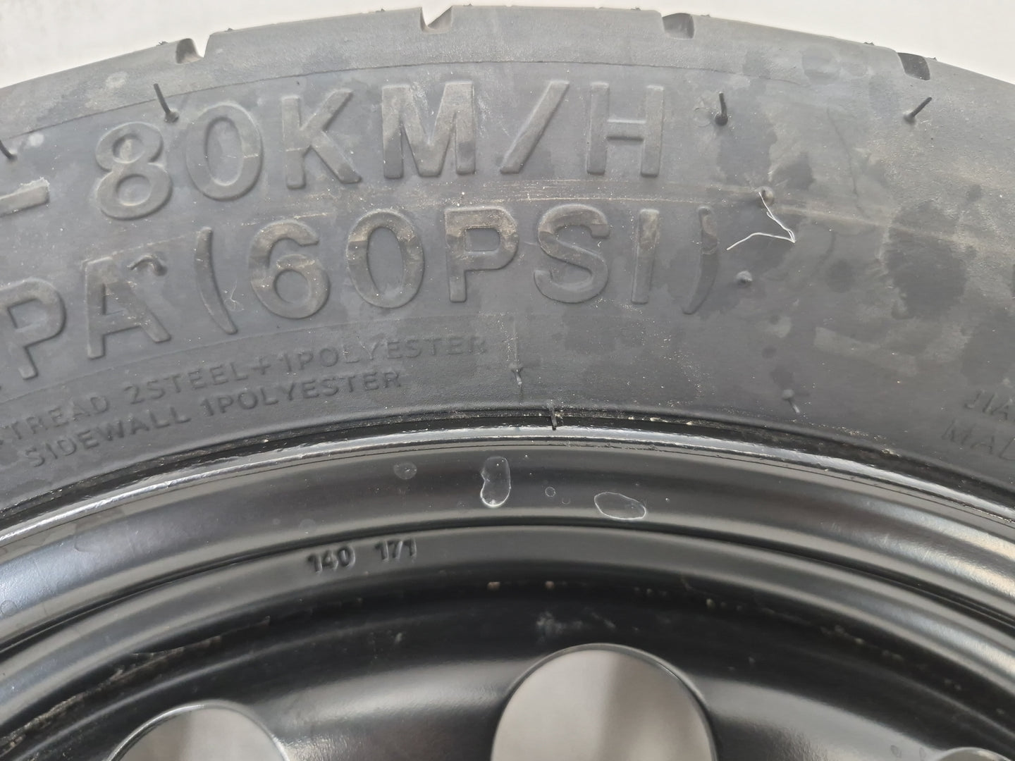 2014-2019 Volkswagen Golf Spare Donut Tire Wheel Rim Oem - Oemusedautoparts1.com