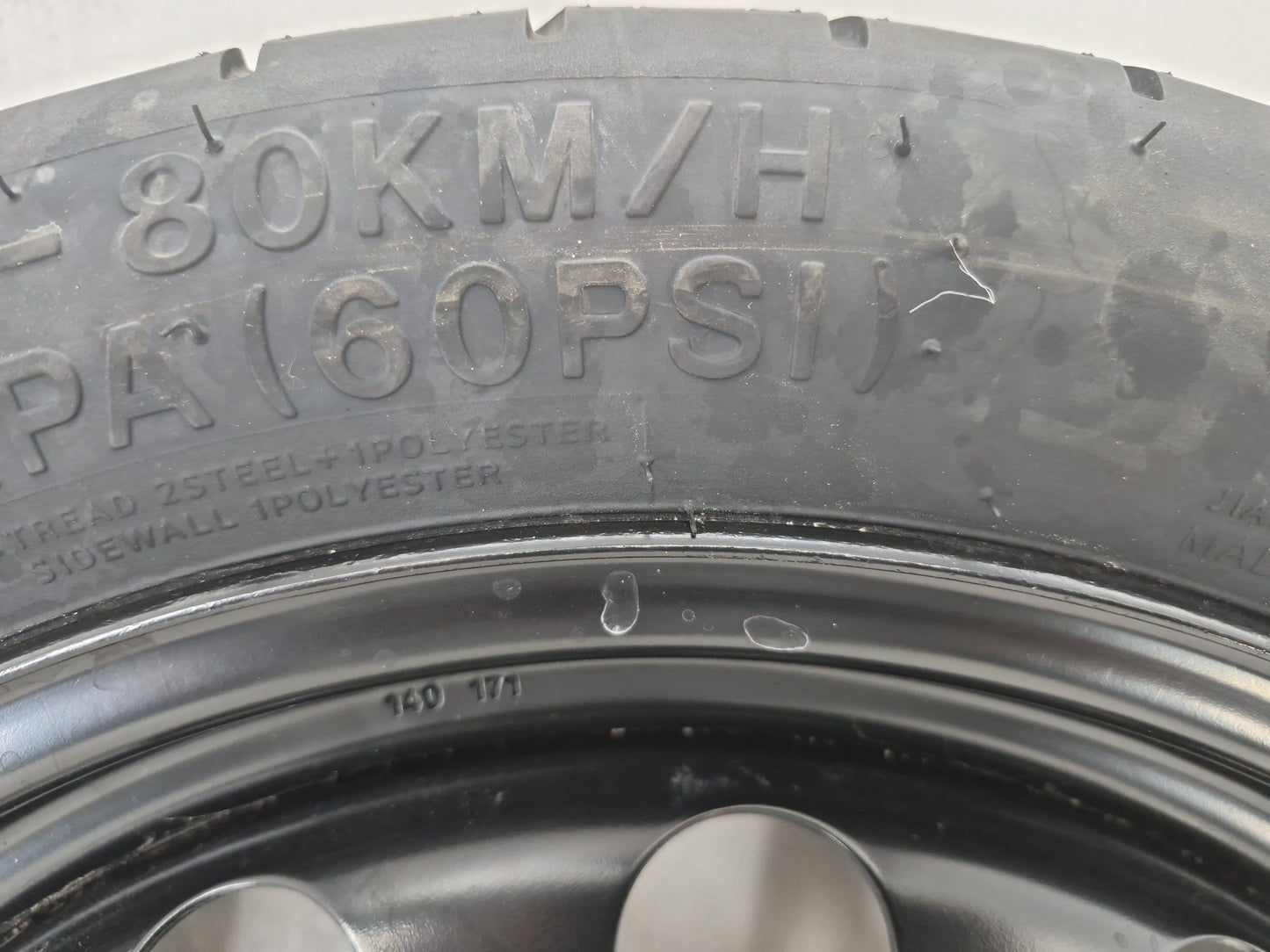 2014-2019 Volkswagen Golf Spare Donut Tire Wheel Rim Oem - Oemusedautoparts1.com