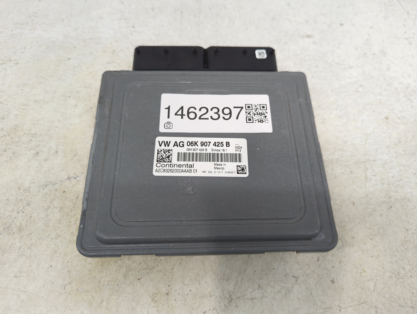 2018-2019 Volkswagen Golf PCM Engine Control Computer ECU ECM PCU OEM P/N:06K907425B A2C83262000AAAB01 Fits Fits 2018 2019 O