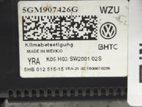 2017 Volkswagen Golf Climate Control Module Temperature AC/Heater Replacement P/N:5GM907426G 5GM907426E, 5GM907426 Fits OEM 