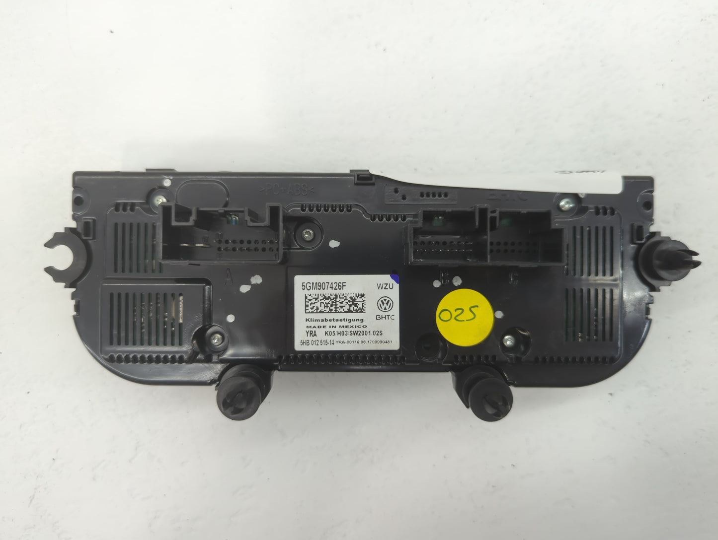 2018-2019 Volkswagen Golf Climate Control Module Temperature AC/Heater Replacement P/N:5GM907426F Fits Fits 2018 2019 OEM Us