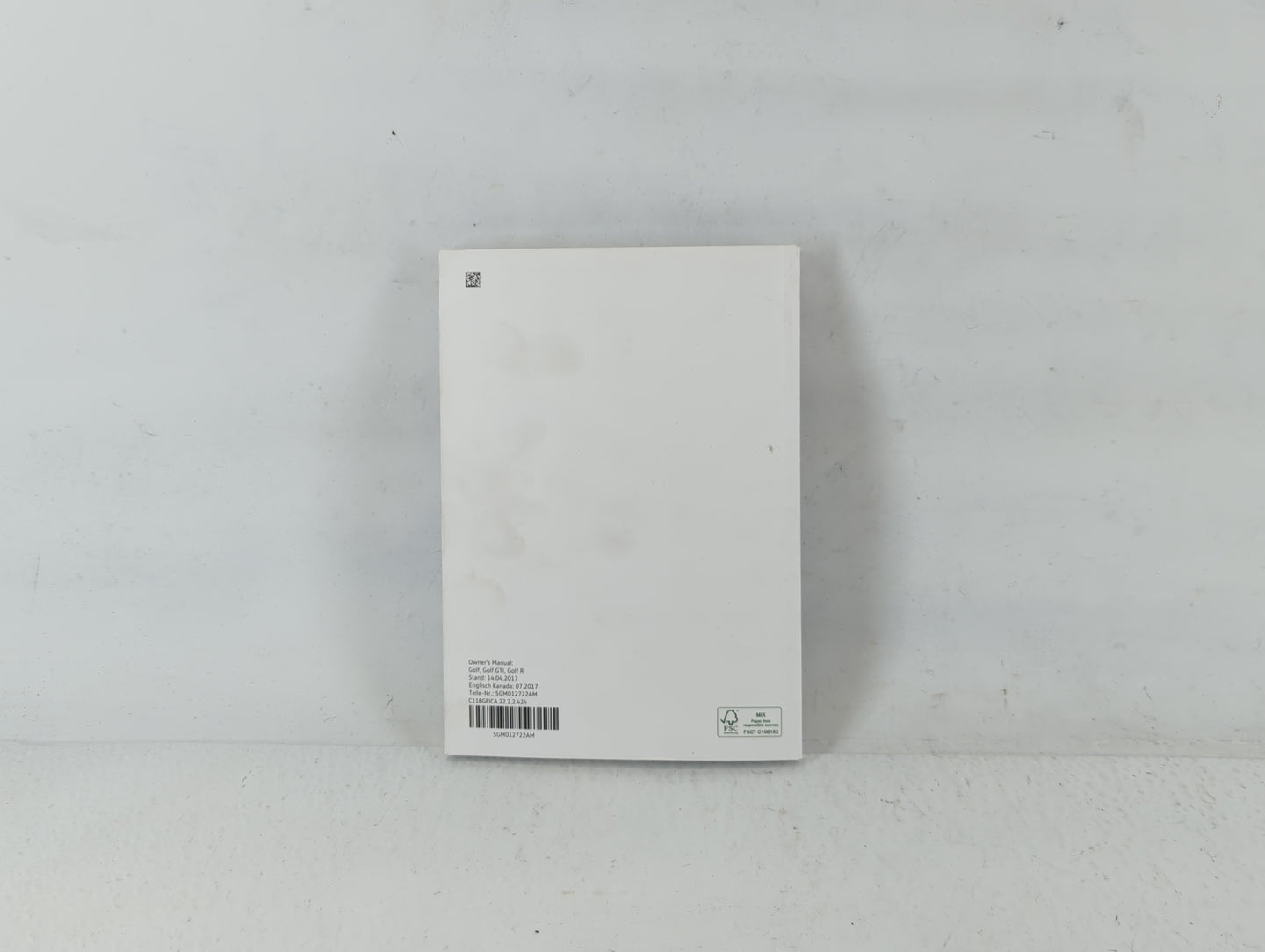 2018 Volkswagen Golf Owners Manual Book Guide P/N:5GM012722AM OEM Used Auto Parts - Oemusedautoparts1.com