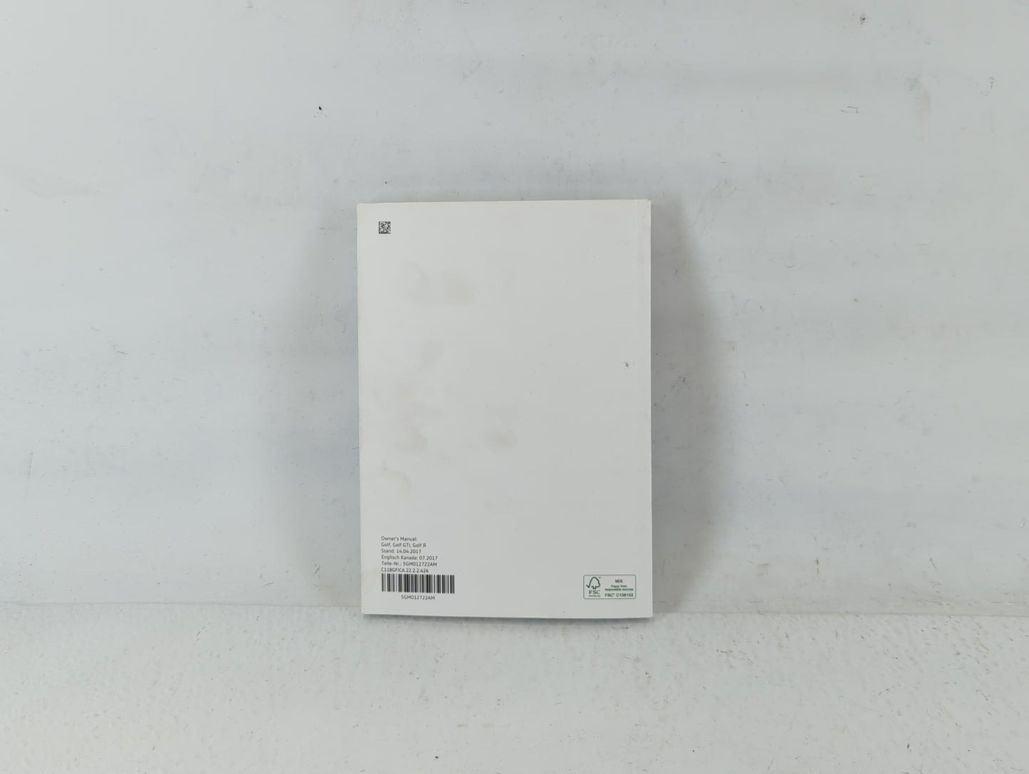 2018 Volkswagen Golf Owners Manual Book Guide P/N:5GM012722AM OEM Used Auto Parts - Oemusedautoparts1.com